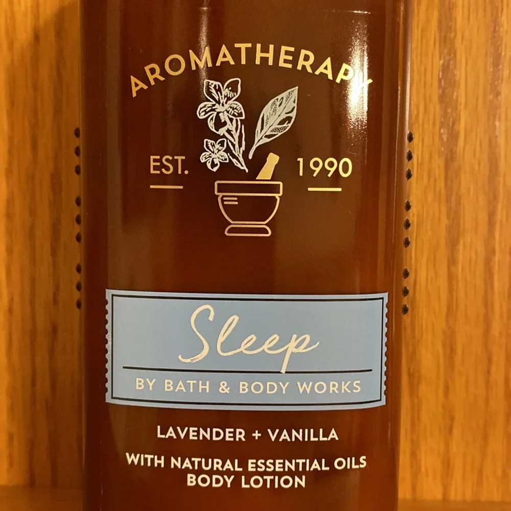 Bath & Body Works LAVENDER VANILLA SLEEP Aromatherapy Body Lotion NWT